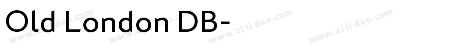 Old London DB字体转换